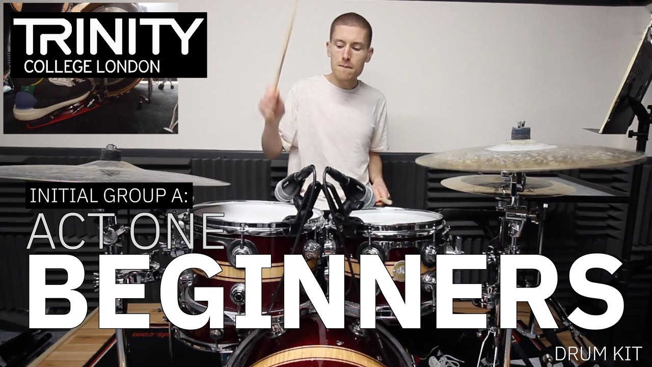 Drum Lesson: 'Act One Beginners' - Chris Burgess (Trinity College London Initial Drum Kit 2020-2023)