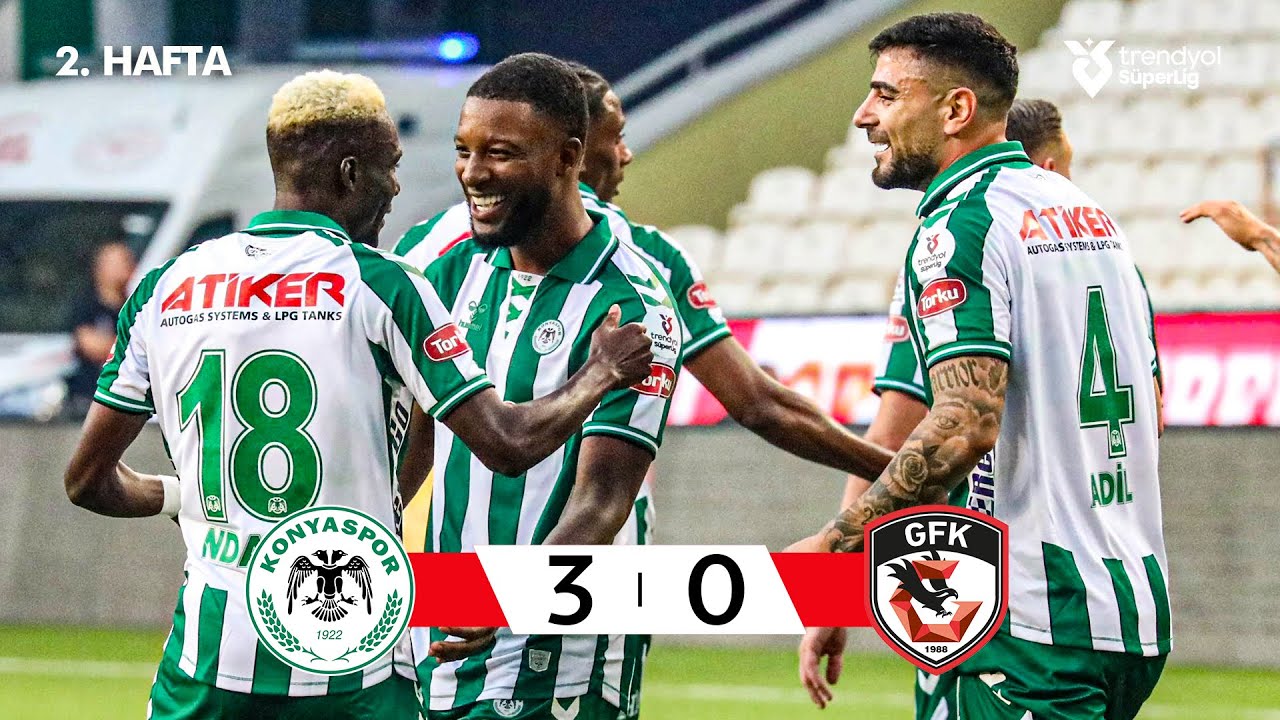 Konyaspor (3-0) Gaziantep FK - Highlights/Özet | Trendyol Süper Lig - 2025/26