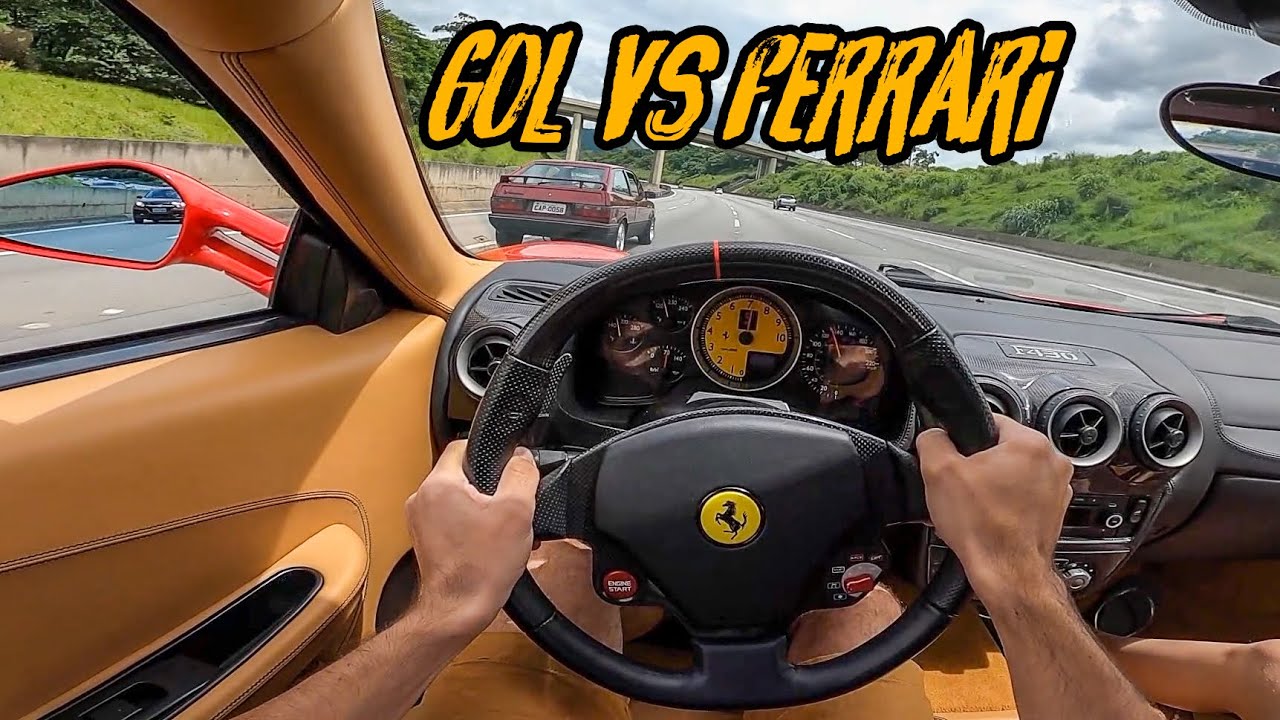 VW GOL TURBO ME DESAFIOU DE FERRARI V8!!😈 ACELEREI TUDO!!
