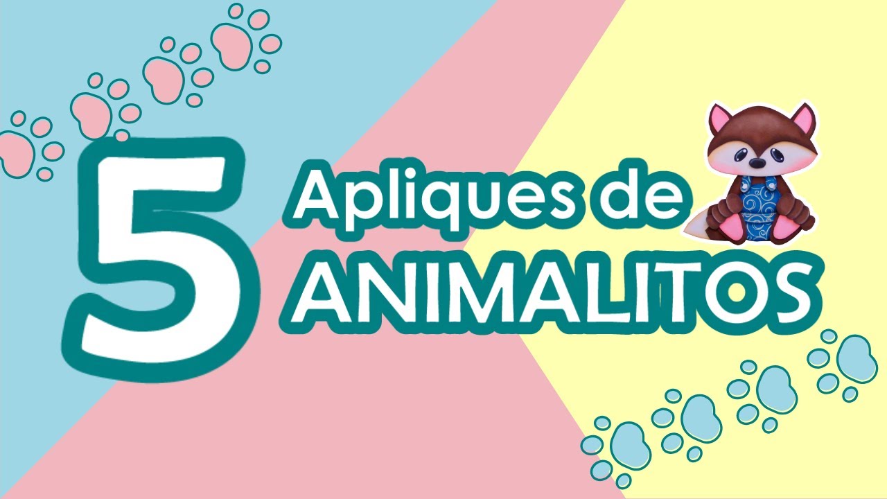 🐾DIY Apliques de 𝐀𝐍𝐈𝐌𝐀𝐋𝐈𝐓𝐎𝐒 en 𝓕𝓞𝓐𝓜𝓨 (conejo 🐰 zorro 🦊 pavorreal🦚) | Victoria RodAcu