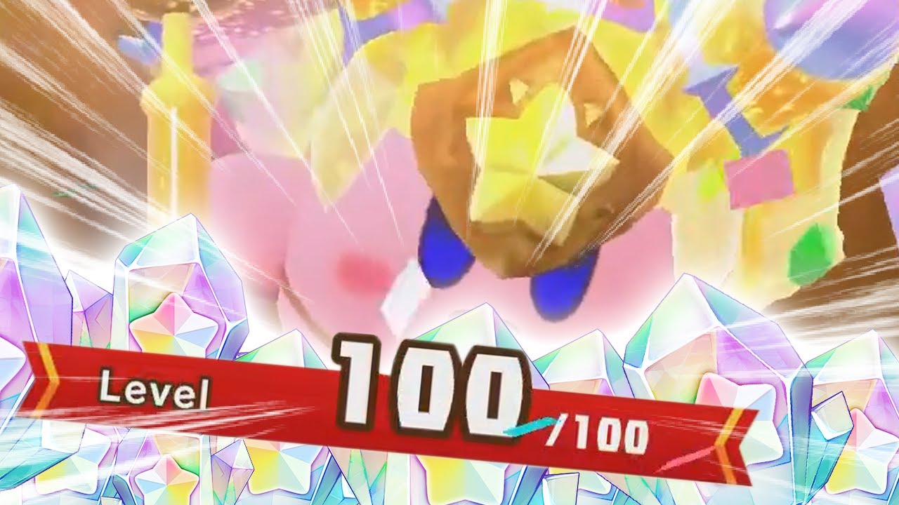 Достижение 100-го уровня в Super Kirby Clash