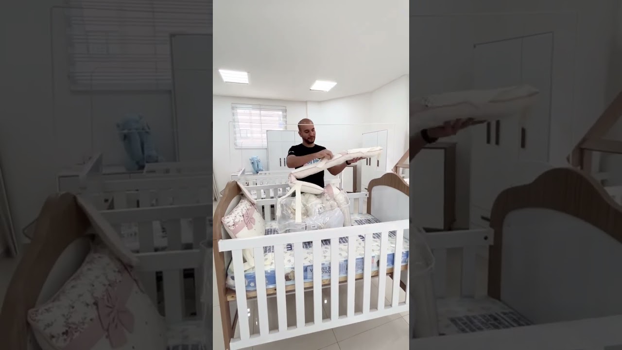 O kit ber&ccedil;o luxo Nany Baby foi elaborado para as mam&atilde;es que querem um enxoval cl&aacute;ssico e elegante.