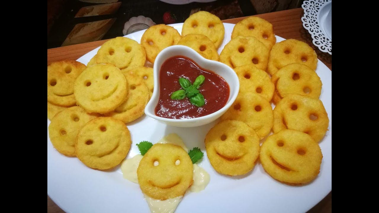 طريقة تحضير بطاطة السمايل اللذيذ ومحبوبة الأطفال 😉🙌بطاطا الضاحكة😃batata smile