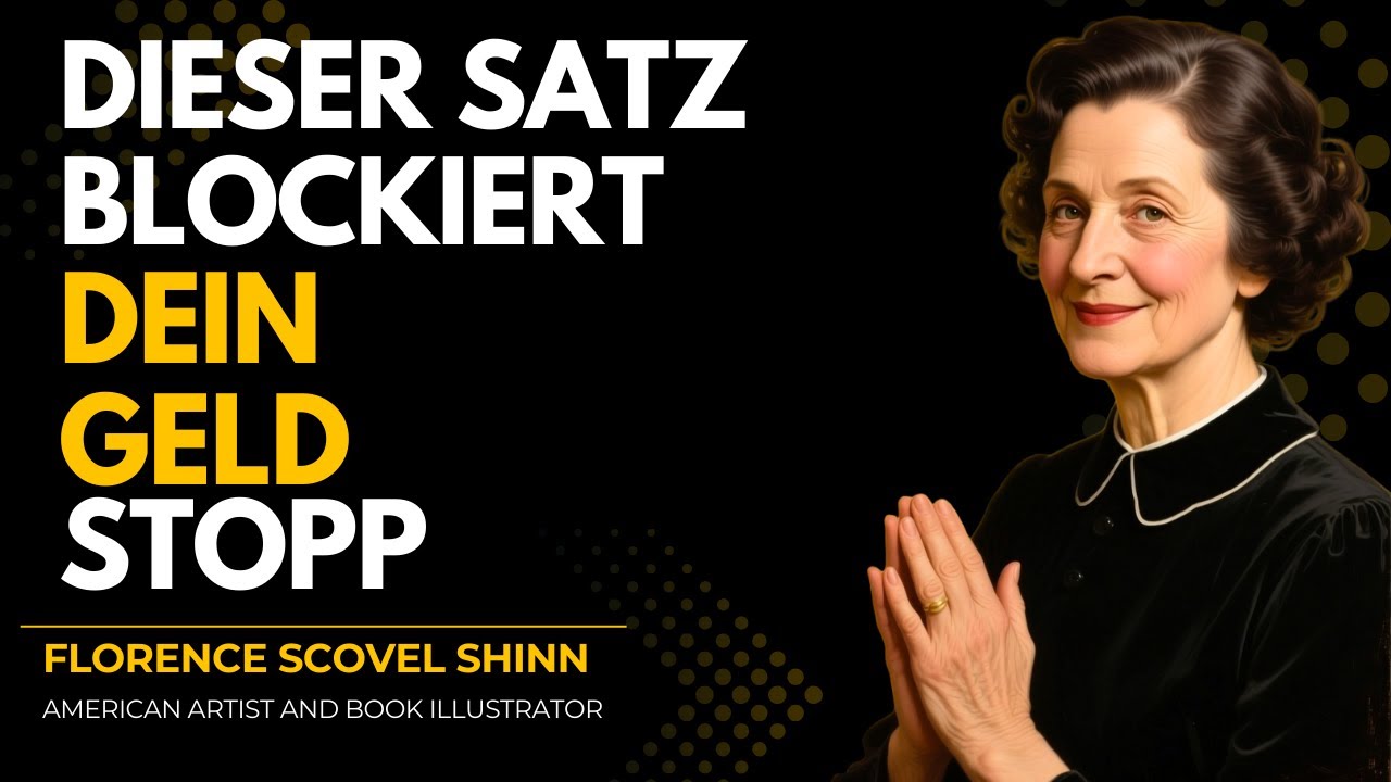 Florence Scovel Shinn lehrt warum deine Worte Geld und Fülle blockieren ständig