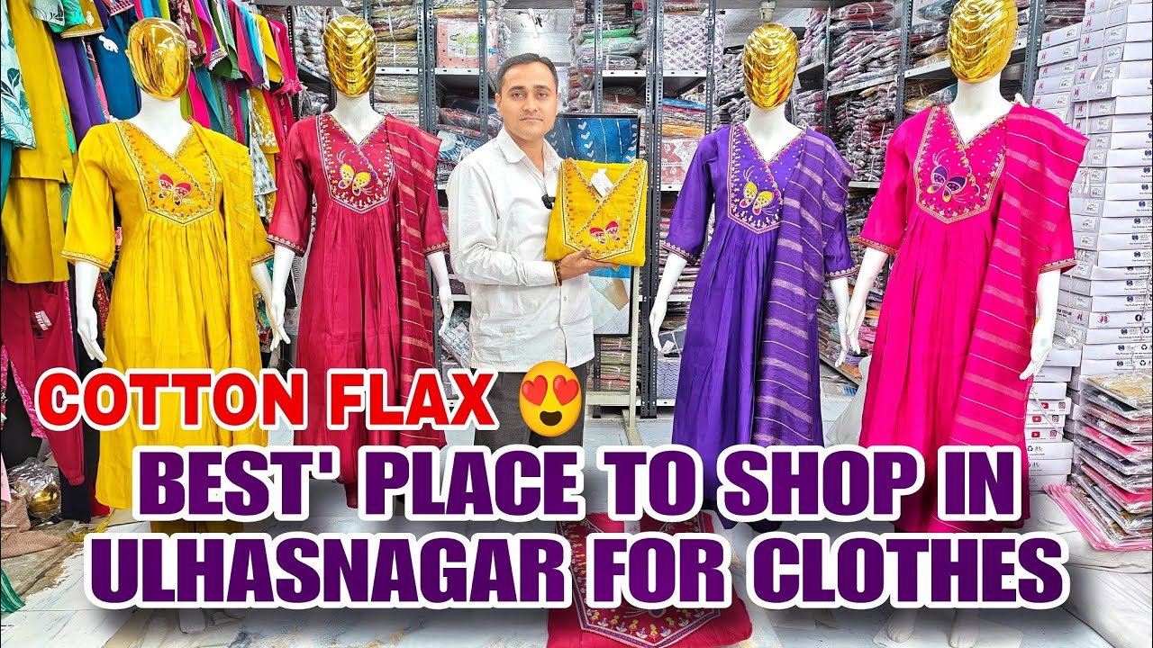 COTTON FLAX 3 PIS SET 🔥 BEST PLACE TO SHOP IN ULHASNAGAR FRO CLOTHES | #fashion #kurti