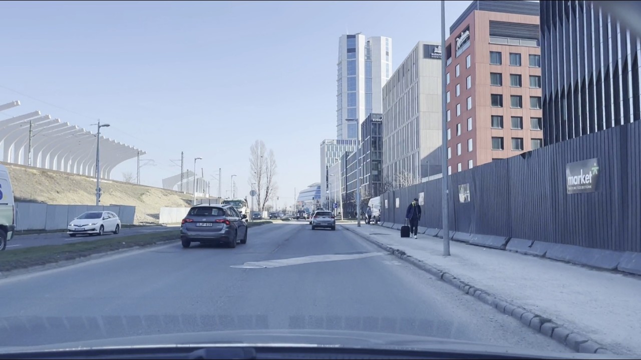 Driving in Budapest🇭🇺 Dél-Buda *ÚJBUDA* XI.ker. Albertfalva és Kelenföld