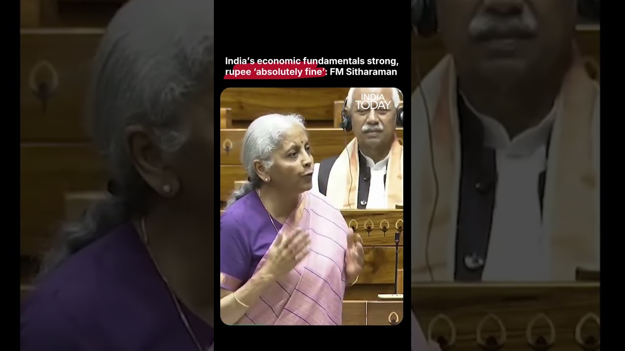 Sitharaman in Lok Sabha: India&rsquo;s Economy Robust Despite Global Uncertainty #rupee #loksabha