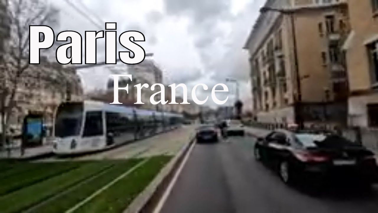 Paris 4k drive - Driving- French region