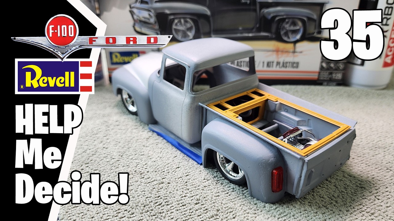 Сборка модели грузовика Ford FD-100 – Эпизод 35 | Помогите мне выбрать цвета!!