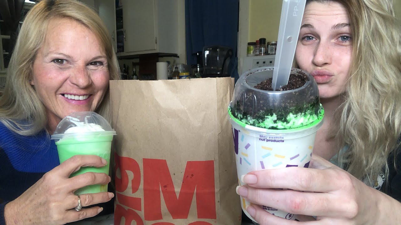 McDonald’s New Shamrock Shake Oreo McFlurry Go Green