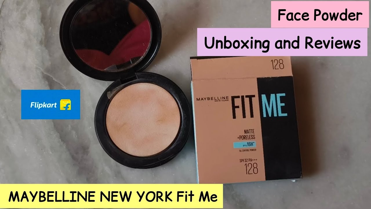 MAYBELLINE NEW YORK Face Powder || Fit Me ||  Matte Poreless Powder 128