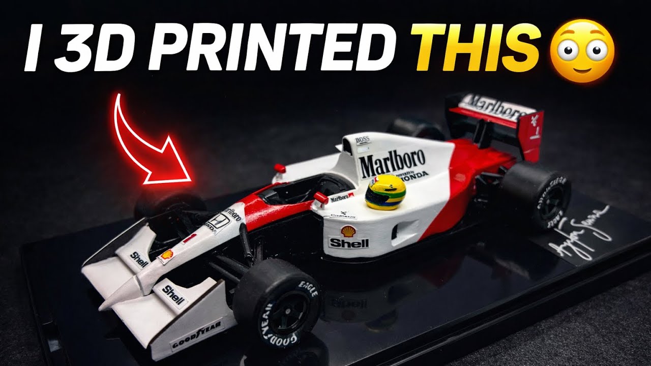 I 3D Printed Ayrton Senna’s Legendary McLaren — Stunning Result! @ayrtonsennadobrasil4123 