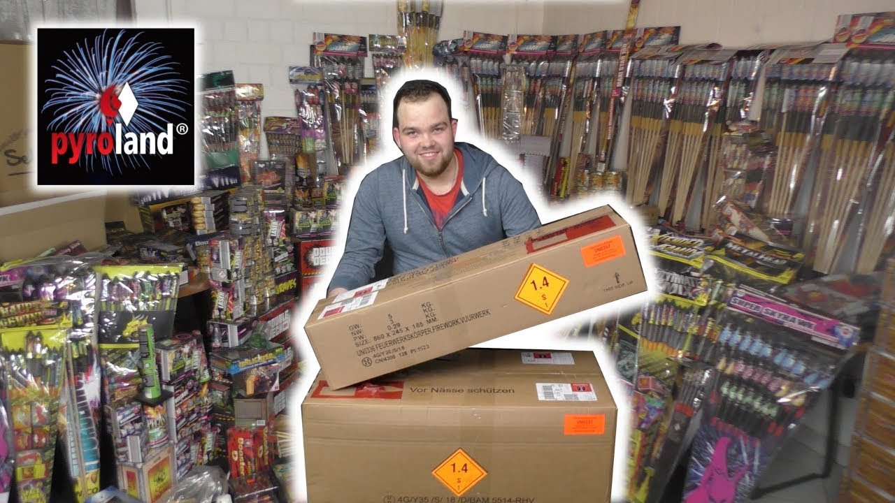 FETTES 400 EURO PYROLAND FEUERWERK BESTELLUNG | Silvester 2018 / 2019 | #ProfessorPyro