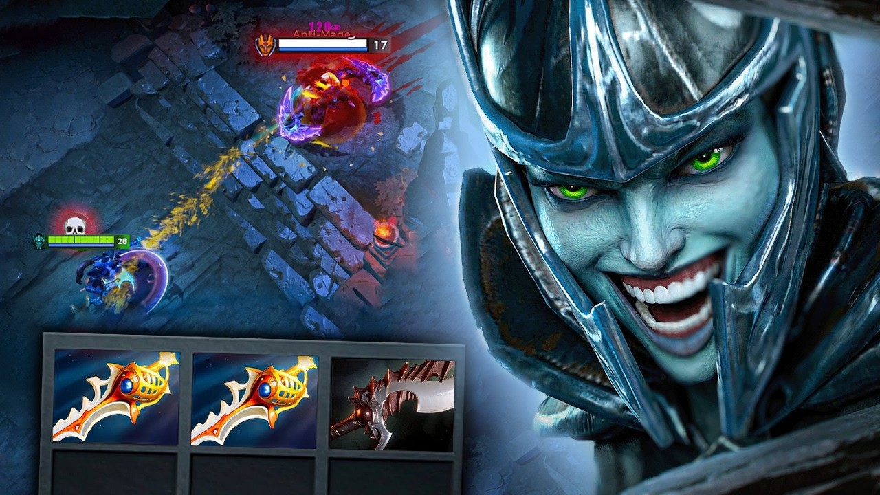 Insane 1000GPM Phantom Assassin 33Kills🔥🔥🔥One Shot Damage with x2 Divine + Abyssal Blade | Dota