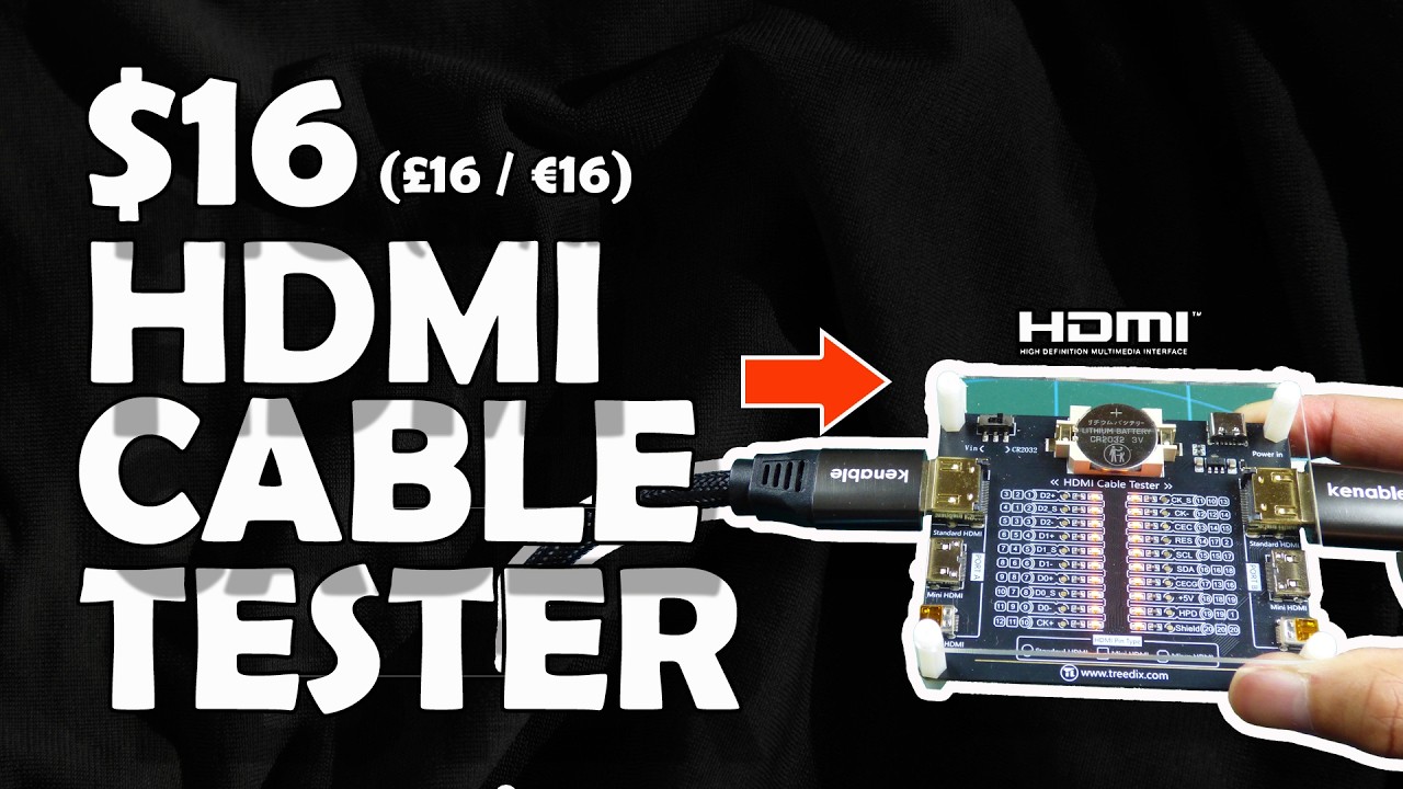Проверьте, неисправны ли ваши HDMI-кабели? Проверьте с помощью этого нового тестера HDMI-кабелей за 16 долларов!