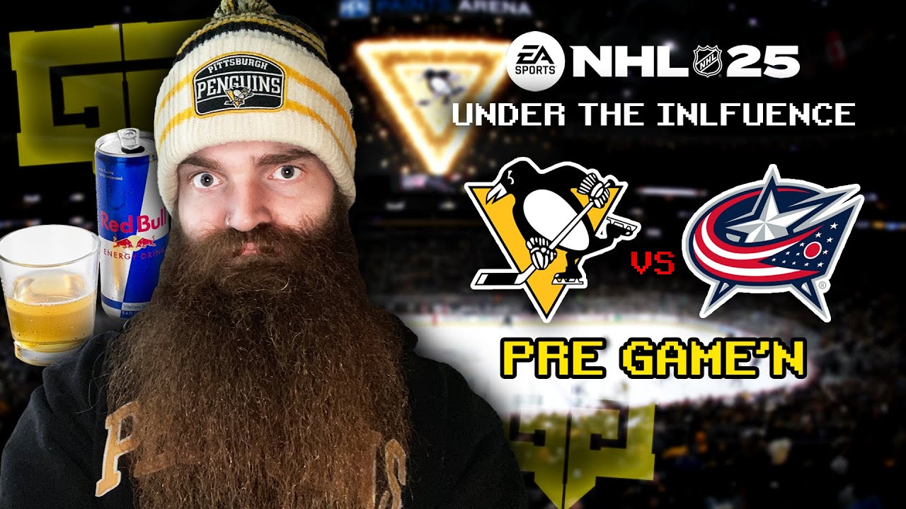NHL 25 Under the Influence | Rippin' Packs & Pre-Gaming | Pens vs CBJ