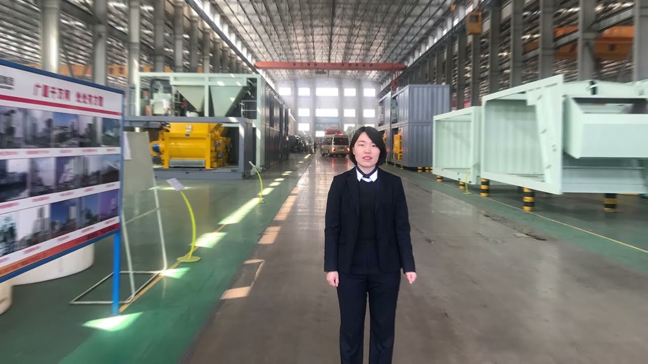 [#FYGVideo] HZS120D container type concrete batching plant newest technology