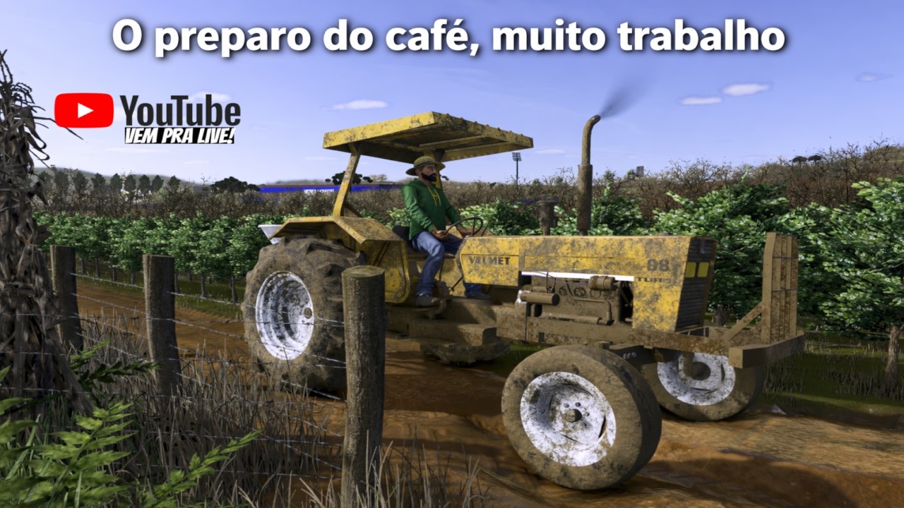 ☕🌾 Muinto trabalho no cafezal, vida no campo