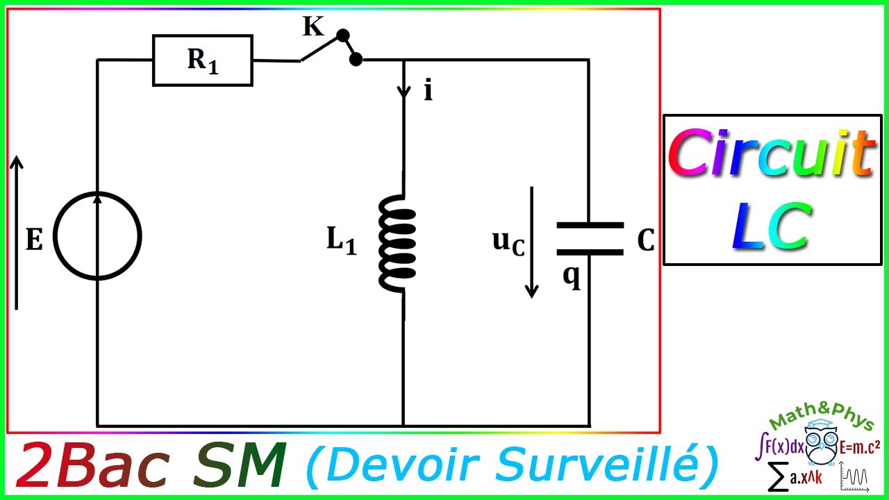 Circuit RLC - RLC Libre - Équation Différentielle - 2 Bac SM - [Exercice 7]