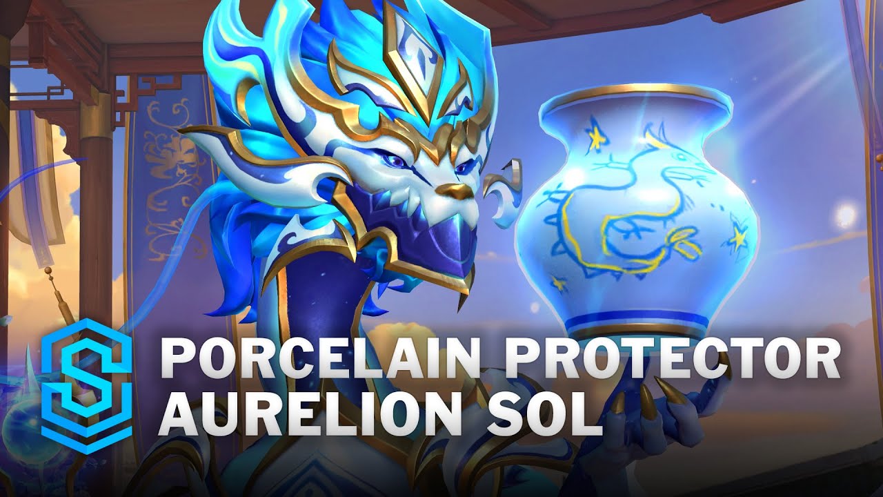 Porcelain Protector Aurelion Sol Wild Rift Skin Spotlight