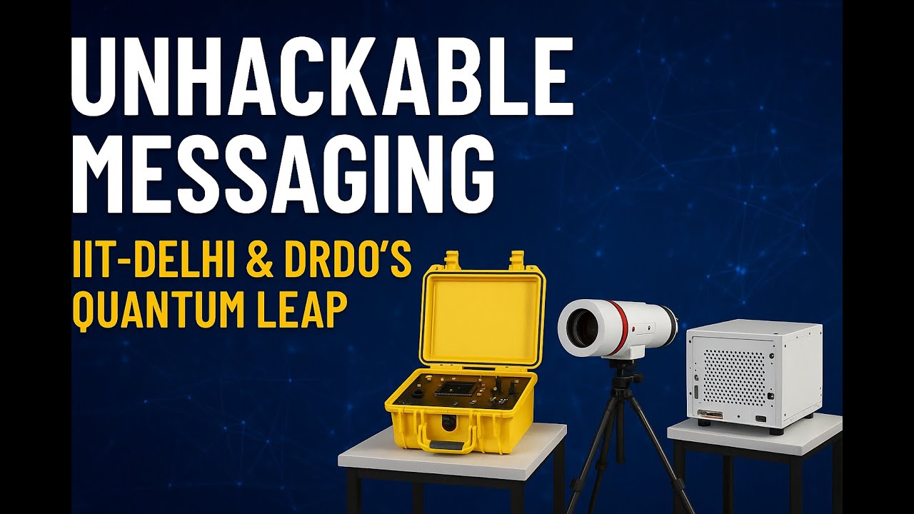 IIT Delhi + DRDO Achieve Unhackable Quantum Key Distribution | Thought Analysis