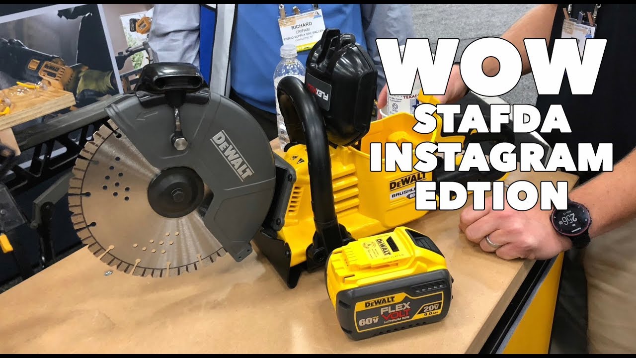 Sneak Peek DeWALT Flexvolt 60V Concrete Saw and a Quiet Hitachi Compressor