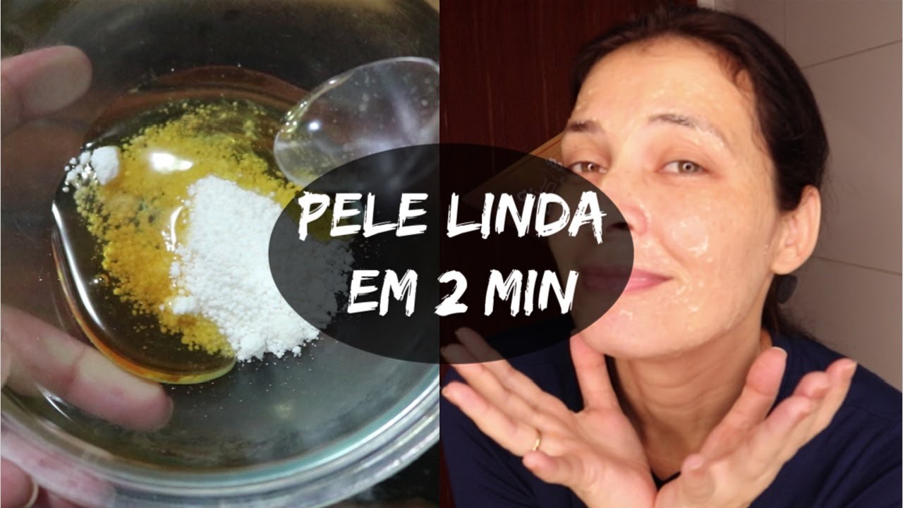 PELE MARAVILHOSA EM DOIS MINUTOS com TAPIOCA E MEL