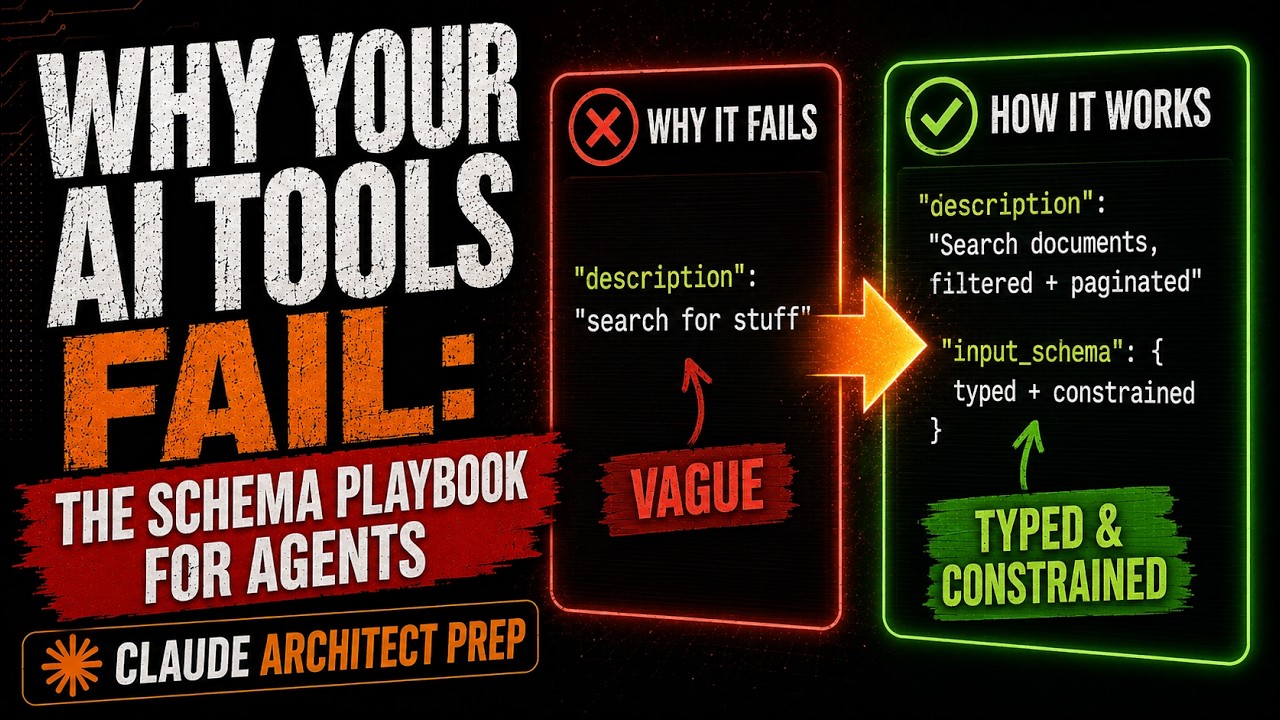 Why Your AI Tools Fail: The Schema Playbook for Agents