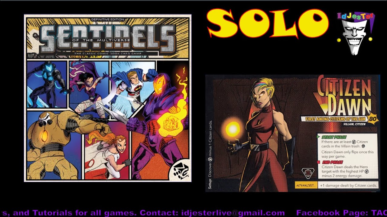 Sentinels of the Multiverse DE Heroes Against Citizen Dawn
