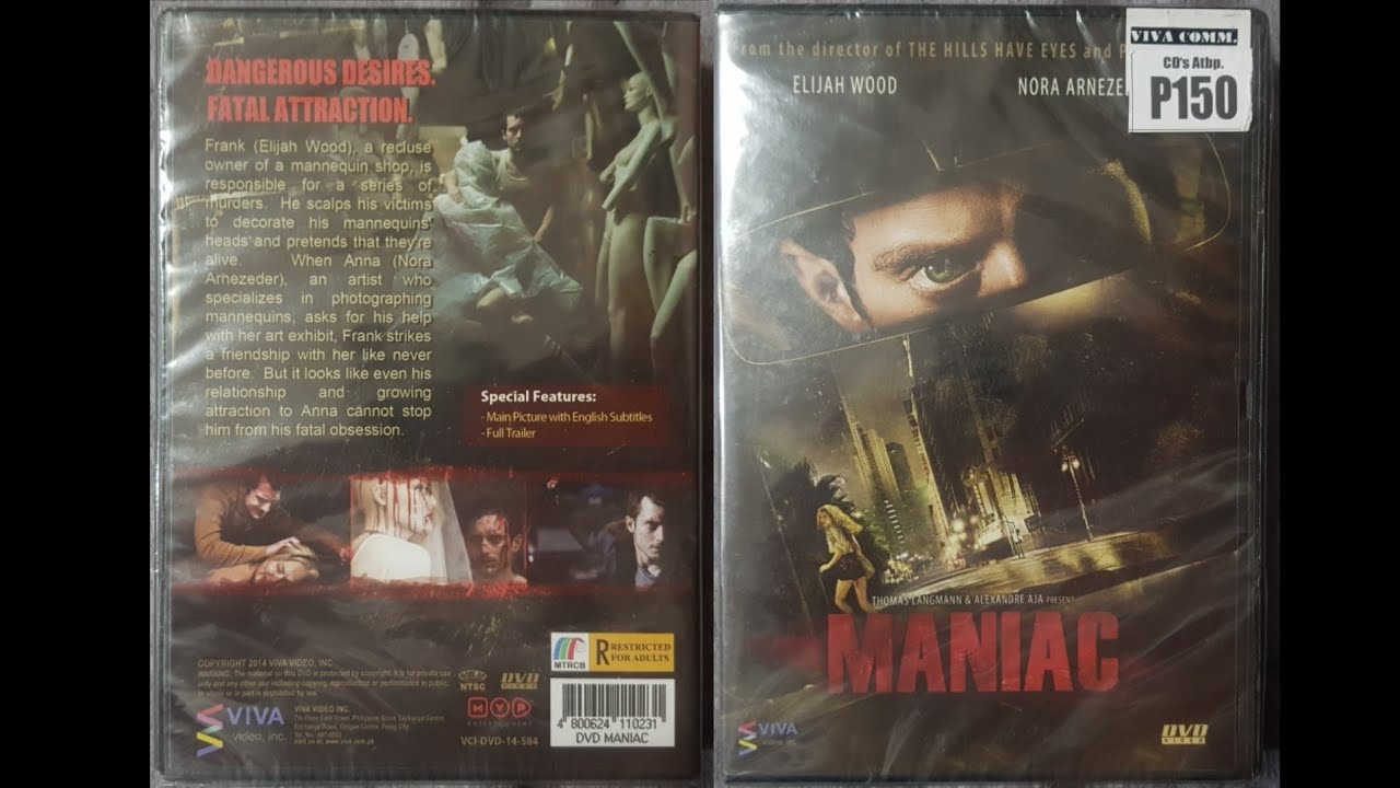 Opening to Maniac (2014) DVD (Philippines)