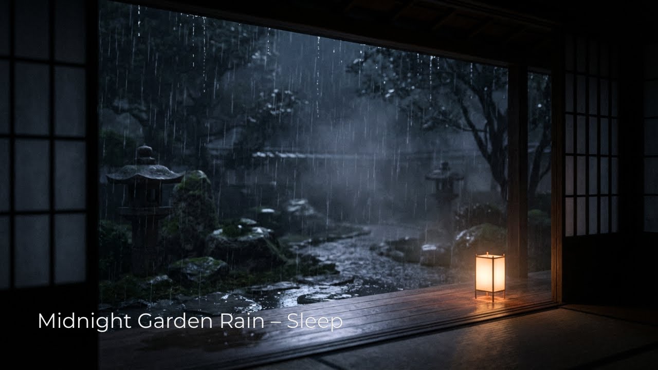 Midnight Garden Rain – Sleep