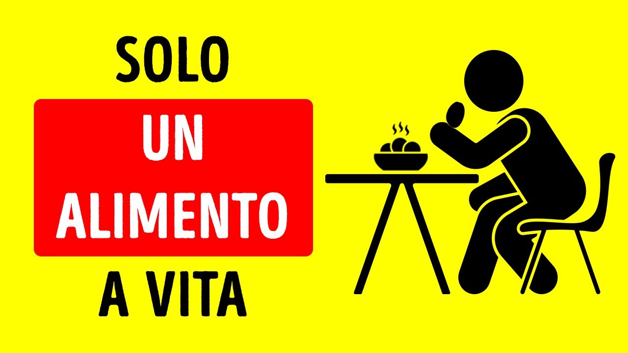 Guarda Cosa ti Succede se Mangi Un solo Alimento Per un Mese intero