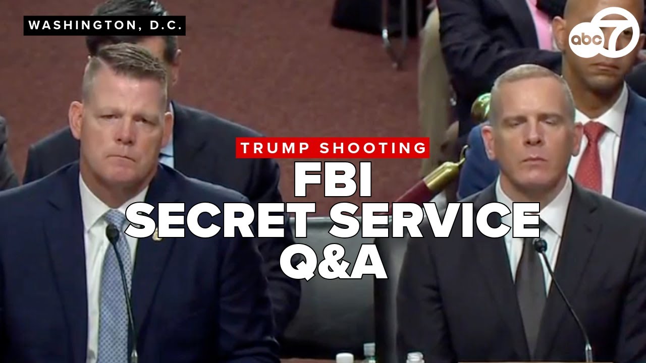 HEATED Q&A: FBI director, NEW Secret Service boss answer questions on failed Trump assassination