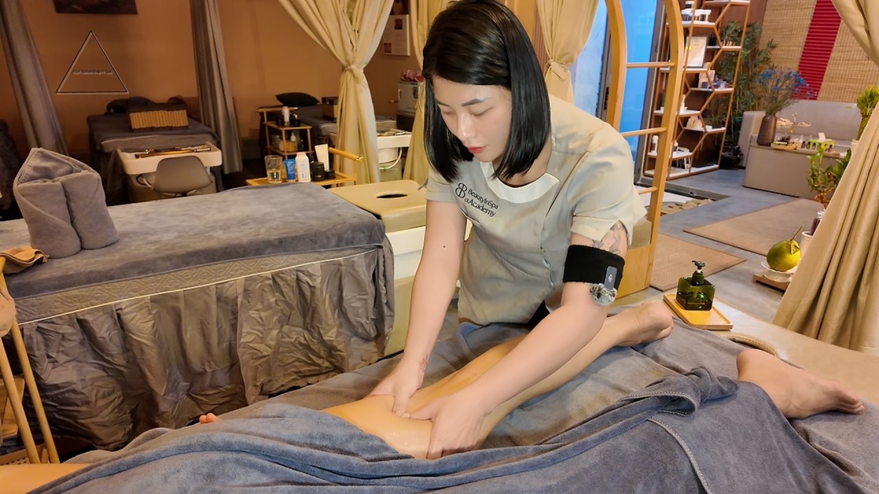 [ASMR] Asia Strong Leg Relief / 究極の足指圧で疲れを溶かす / Starke Beinmassage & Entspannung