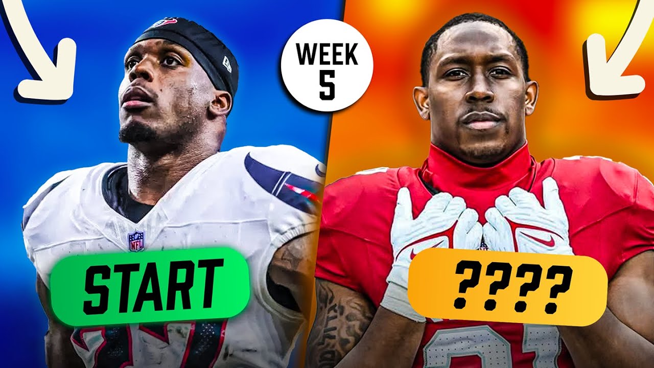 START or SIT For Every RB - Week 5 Fantasy Football