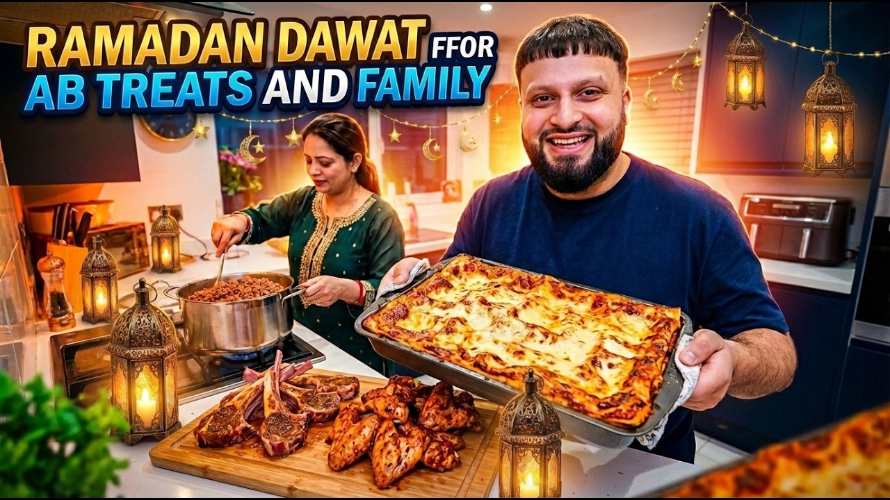 DAWAT FOR AB TREATS AND MY FAMILY!!! TEYARIYA SHURU, WHATS ON THE MENU?