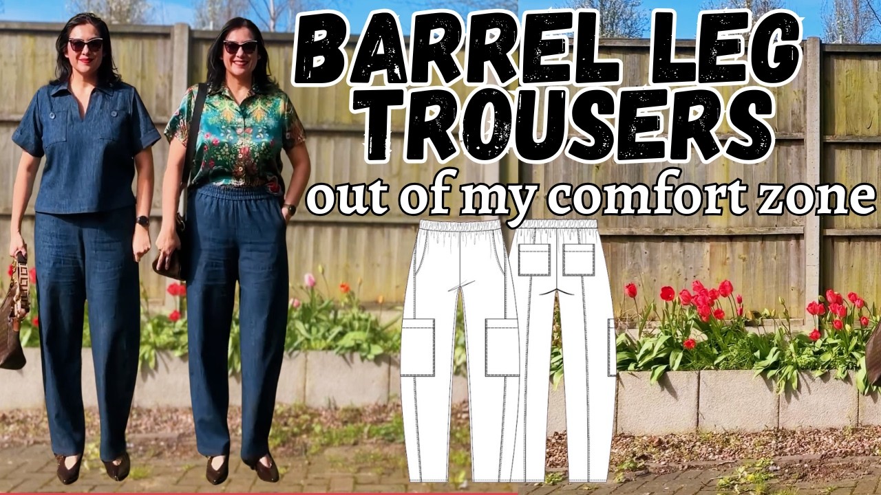 I tried barrel-leg trousers. Surprising results! Making Moves (Pattern Emporium)