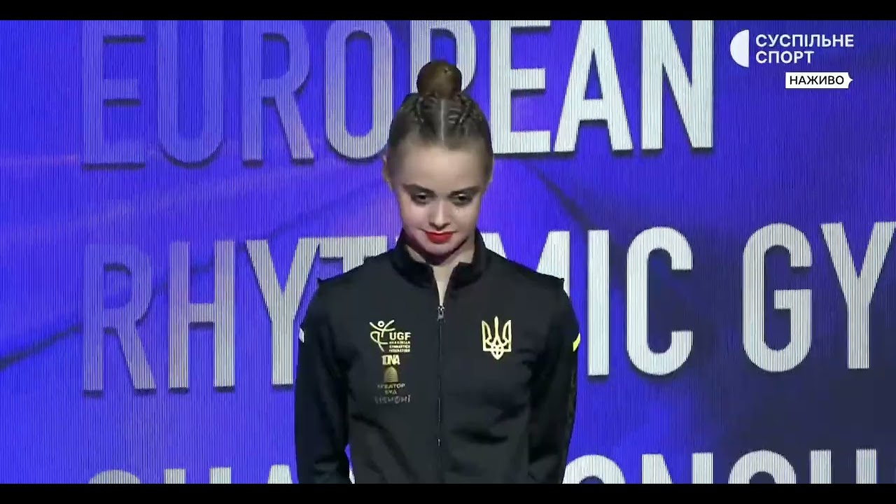 Award Ceremony - Individual All-Around - Taisiia Onofriichuk 🥇 - European Championships Tallinn 2025