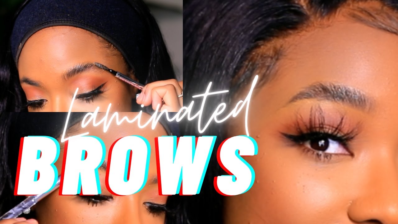 I USED HAIR GEL ON MY BROWS AND THIS HAPPENED | Feathered Brow Look Updated Brow Routine | Ktura Kay