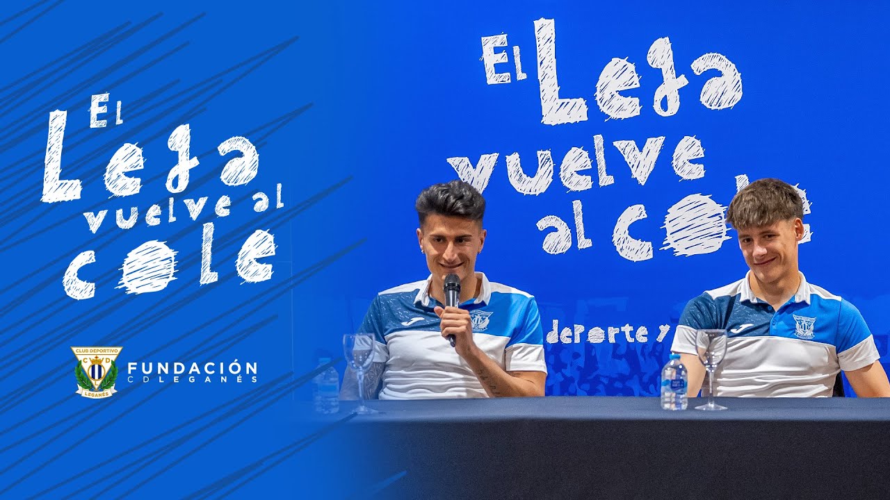 📹 Luis Perea y Álvaro Abajas visitan el Colegio Arenales Carabanchel con 