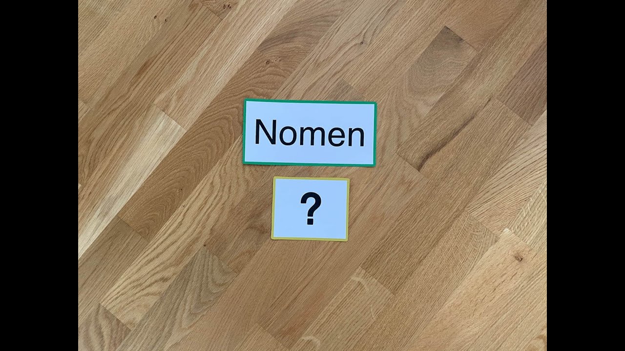 Was sind Nomen oder Namenwörter? Tutorial für die Grundschule!