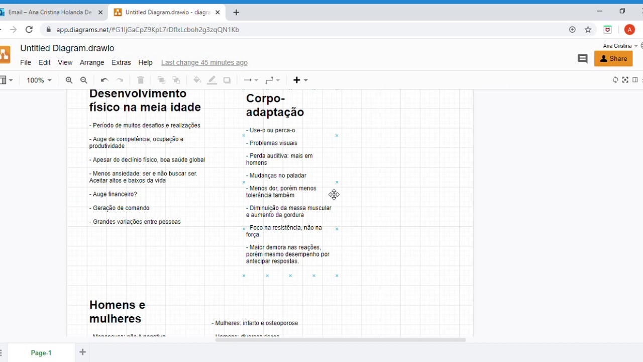 Desenvolvimento físico na meia idade