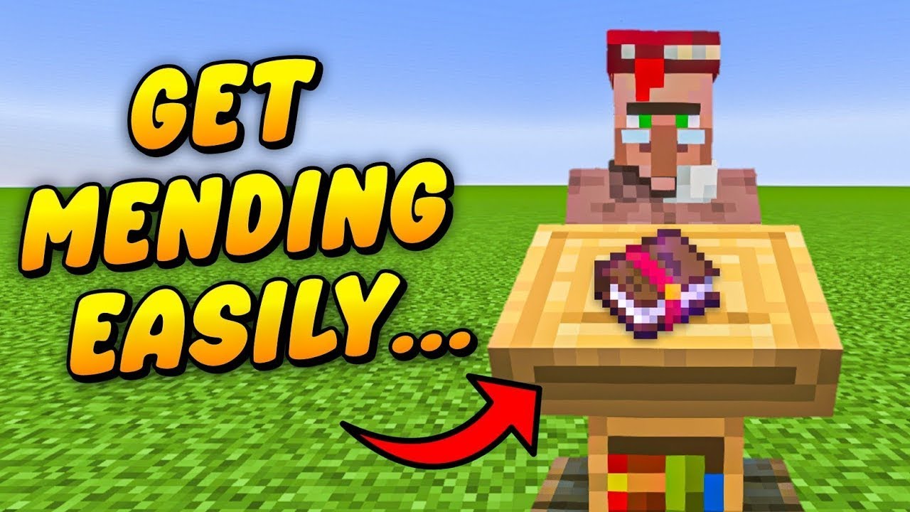 EASIEST Way To Get Mending Books In Minecraft | How To Get Mending In Minecraft