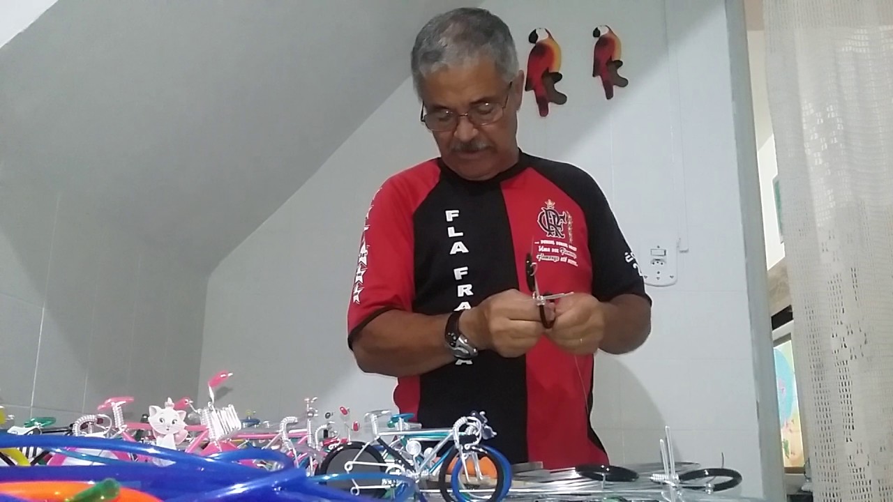 Aprenda comigo: miniaturas de bike com arame
