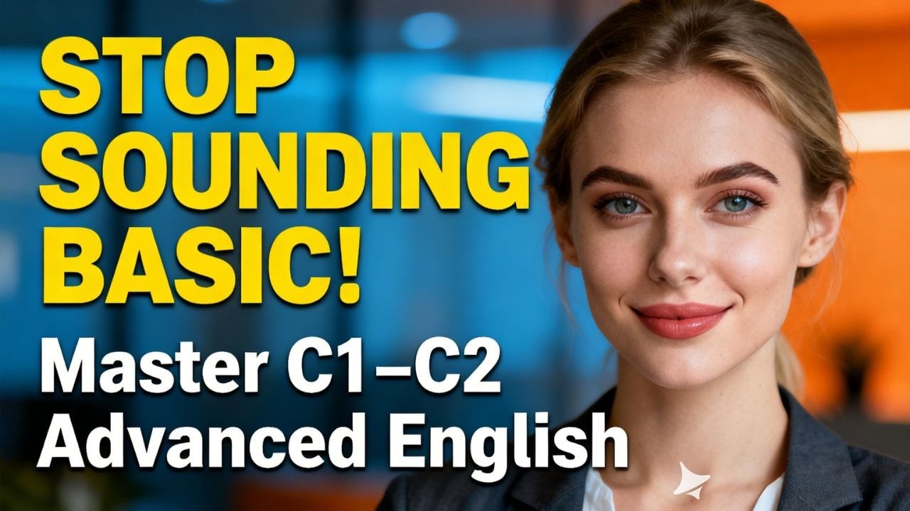Stop Sounding Basic MasterC1–C2Advanced English for Real-Life Conversations ListeningPracticePodcast