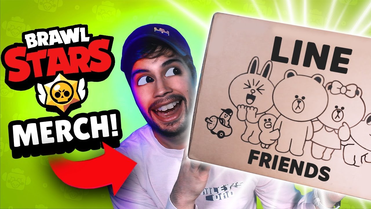 Opening a Box of Brawl Stars Merch from Line Friends!