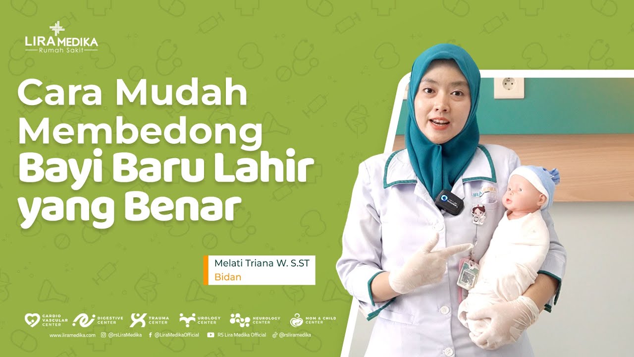 Cara Mudah Membedong Bayi Baru Lahir yang Benar