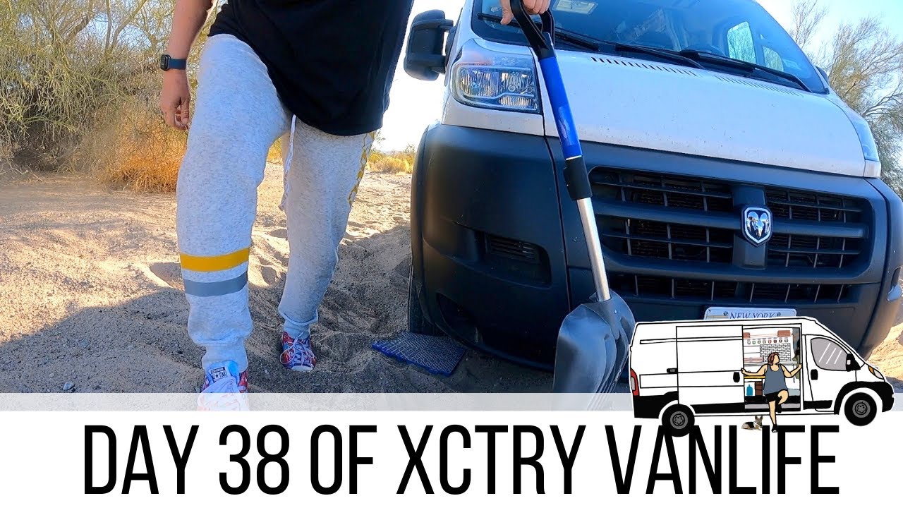 Solo Female Van Life with Dog | Stuck in Sand and Got Lost in Arizona Desert