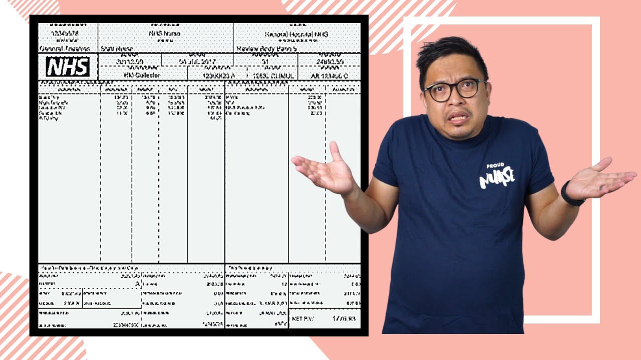 NHS Payslip Explained! Anatomy of an NHS Payslip. Do you understand your pay?