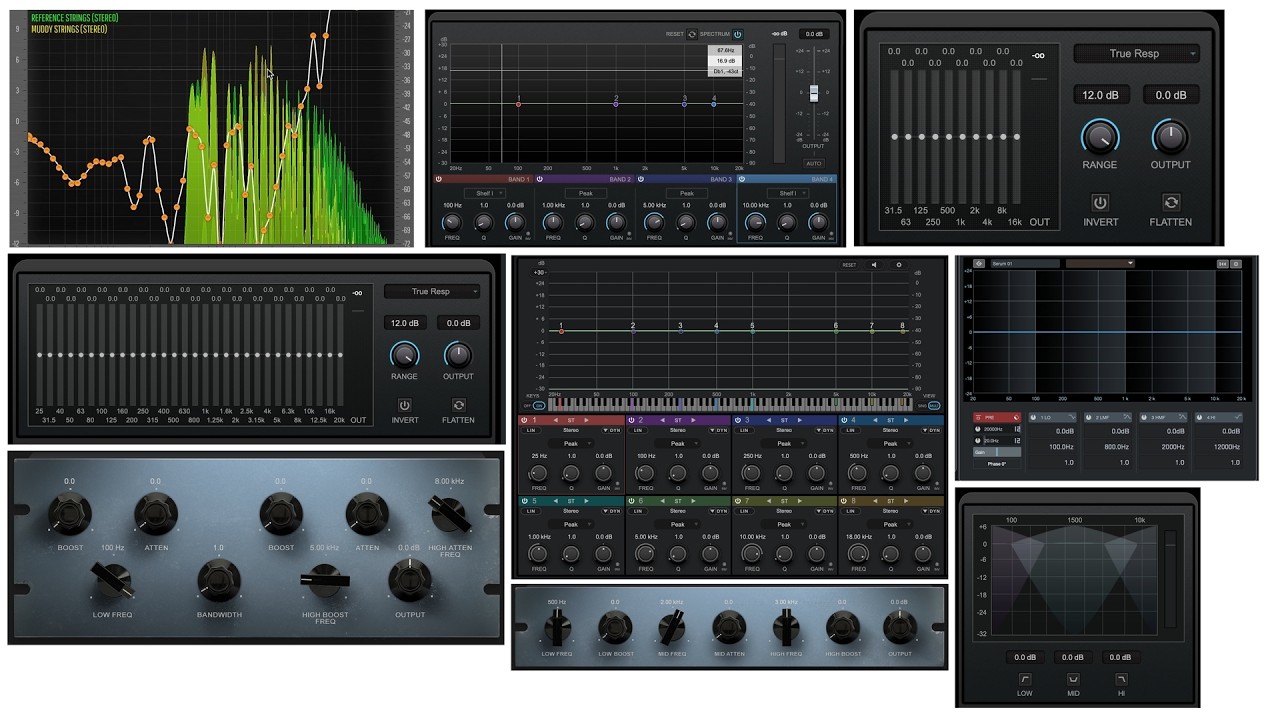 Объяснение всех плагинов Cubase Stock EQ
